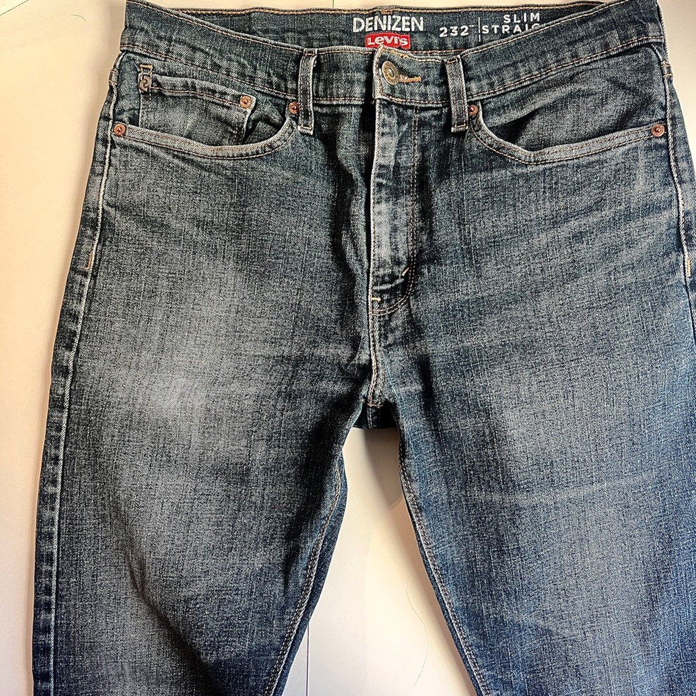 Men's Slim Straight Levi Denizen Jeans - Blue